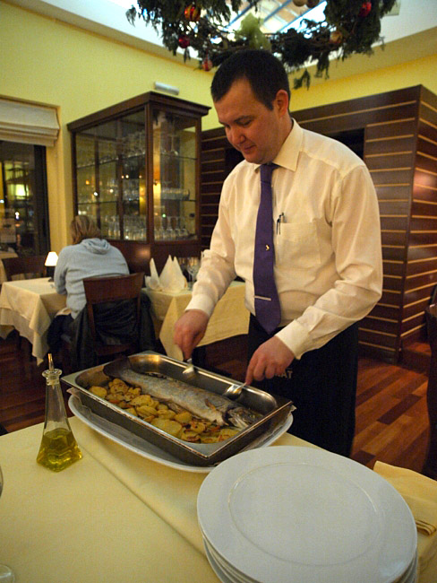 Dan pastrve u Restoranu Kornat 7. prosinca 2011., Foto: Vedran Penga