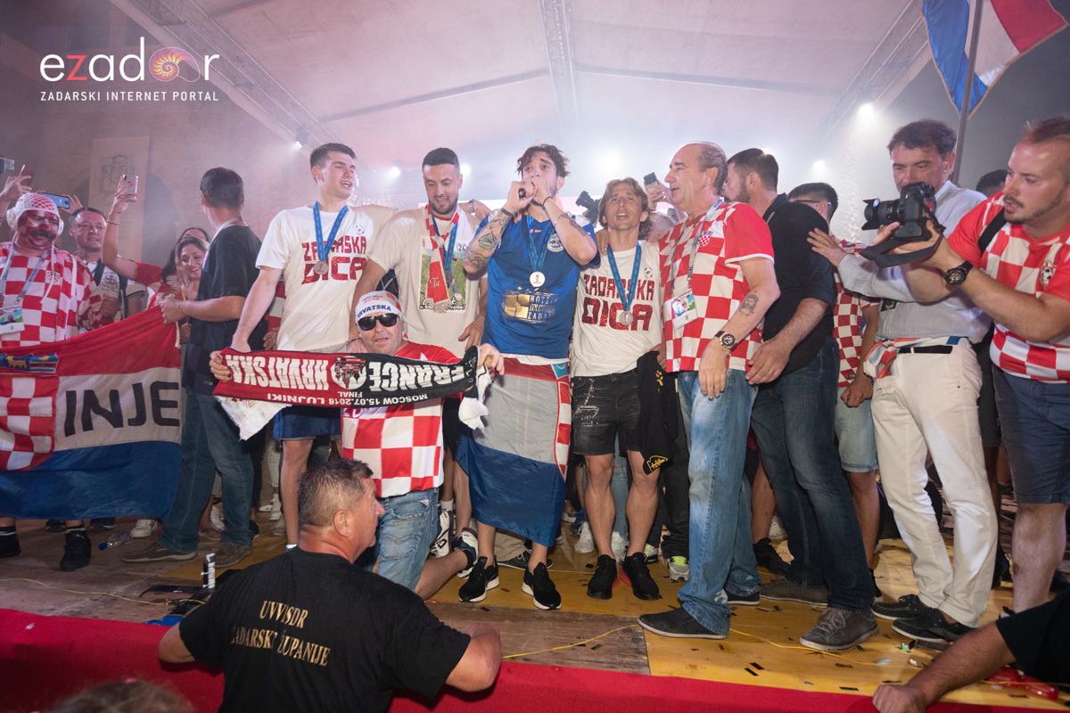 Veličanstven doček četvorice zadarskih Vatrenih