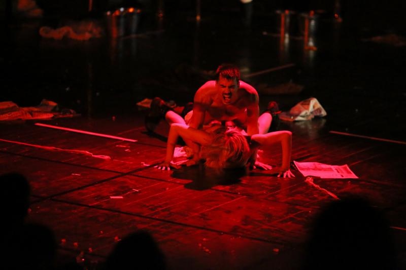 U sklopu Medjunarodnog festivala suvremenog kazalista Zadar snova, u kazalistu lutaka odrzana je predstava Grobnica za Borisa Davidovica. Photo: Filip Brala/PIXSELL