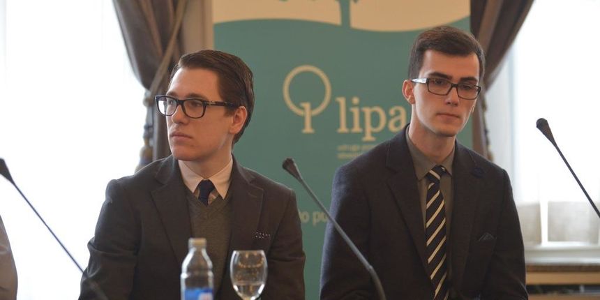 Studenti Ekonomskog fakulteta u Zagrebu Ivan Majić i Matej Bule, Foto: Udruga Lipa Studenti Ekonomskog fakulteta u Zagrebu Ivan Majić i Matej Bule, Foto: Udruga Lipa