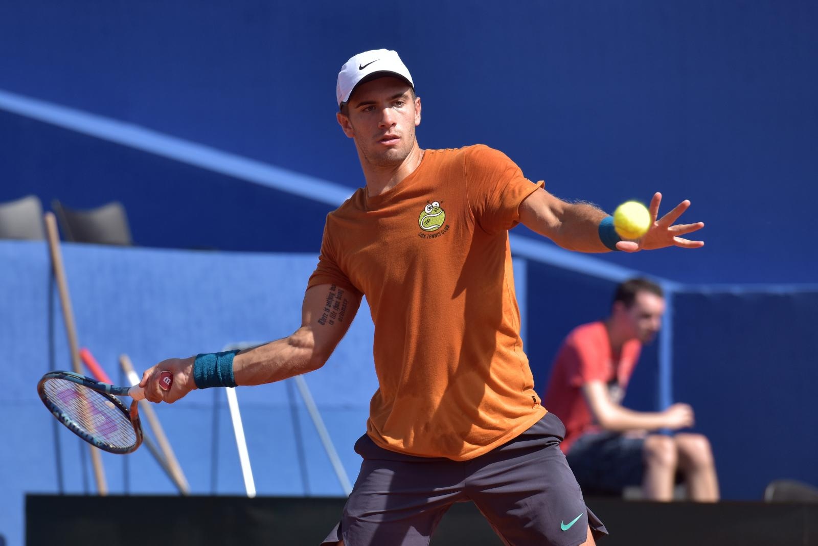 Trening Borne Ćorića uoči Davis Cup meča između Hrvatske i SAD-a Trening Borne Ćorića uoči Davis Cup meča između Hrvatske i SAD-a