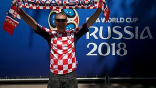 Veseli hrvatski navijači u Rostovu na Donu