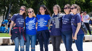 Ludijada maturanata na zadarskoj rivi 17. svibnja 2016. Foto: Bojan Bogdanić