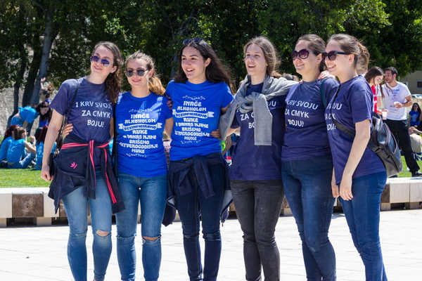 Ludijada maturanata na zadarskoj rivi 17. svibnja 2016. Foto: Bojan Bogdanić