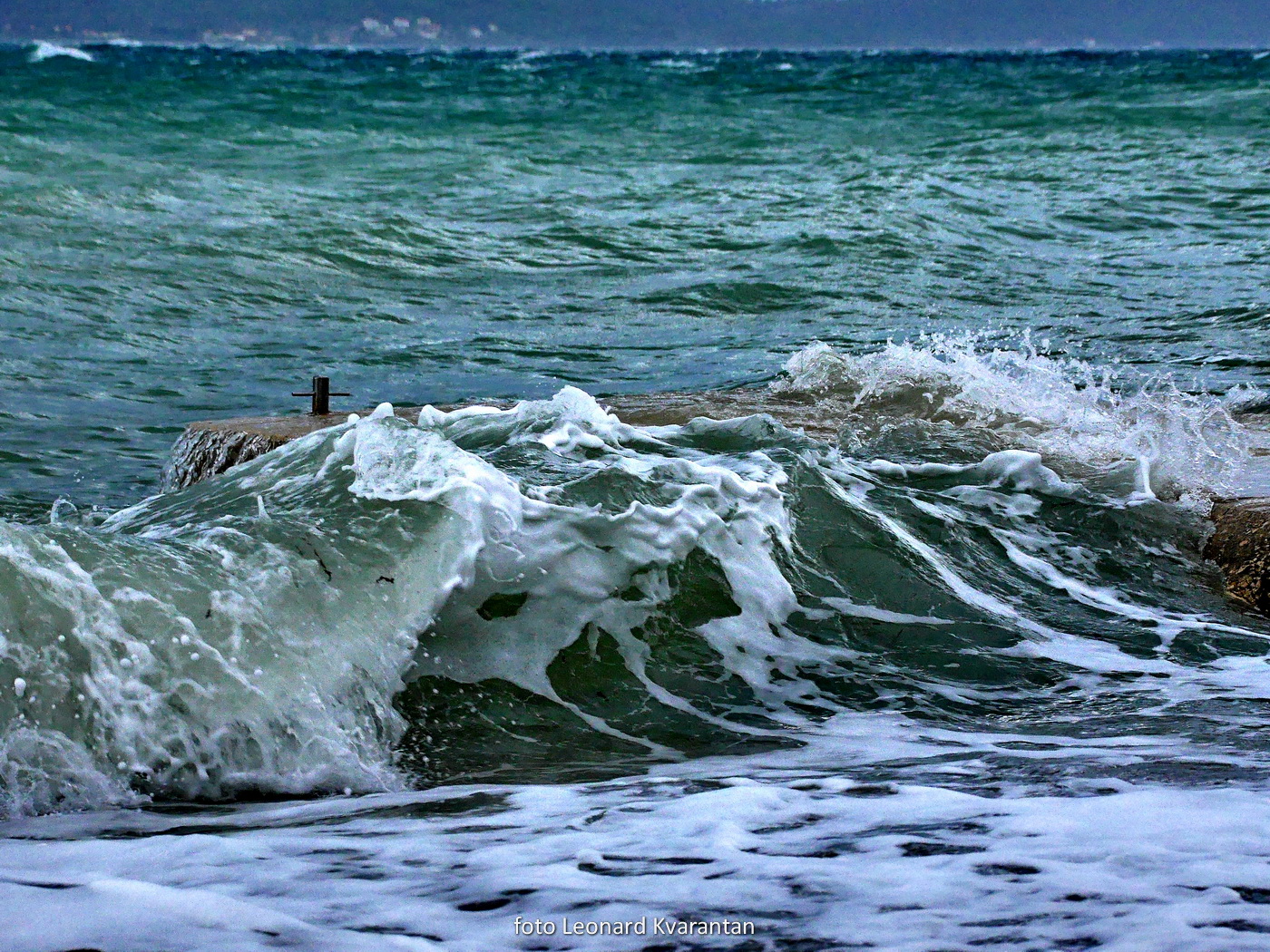 Olujno jugo u Zadru, nedjelja 6. prosinca 2020. godine