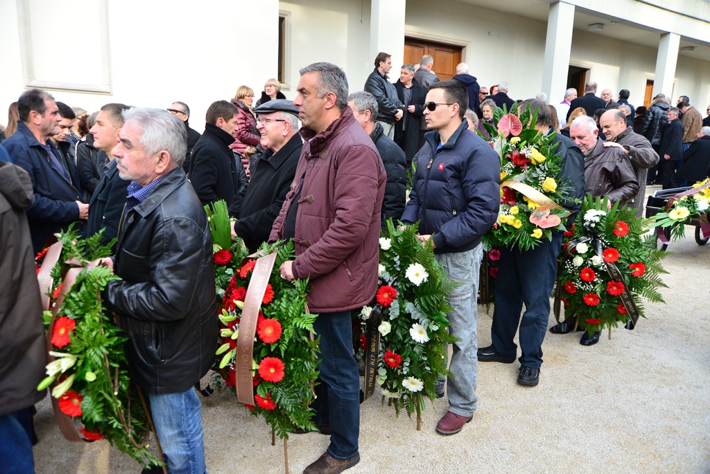 Oproštaj od Brune Marcelića, foto: Iva Perinčić Oproštaj od Brune Marcelića, foto: Iva Perinčić