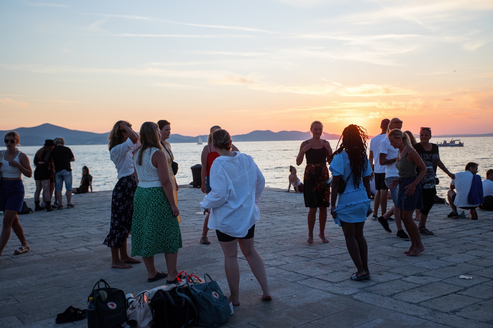 Bablje ljeto u Zadru: Riva je puna turista