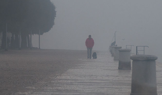 Zadar u magli 7. veljače 2011, Foto: Leo Banić