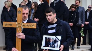 Oproštaj od Brune Marcelića, foto: Iva Perinčić Oproštaj od Brune Marcelića, foto: Iva Perinčić