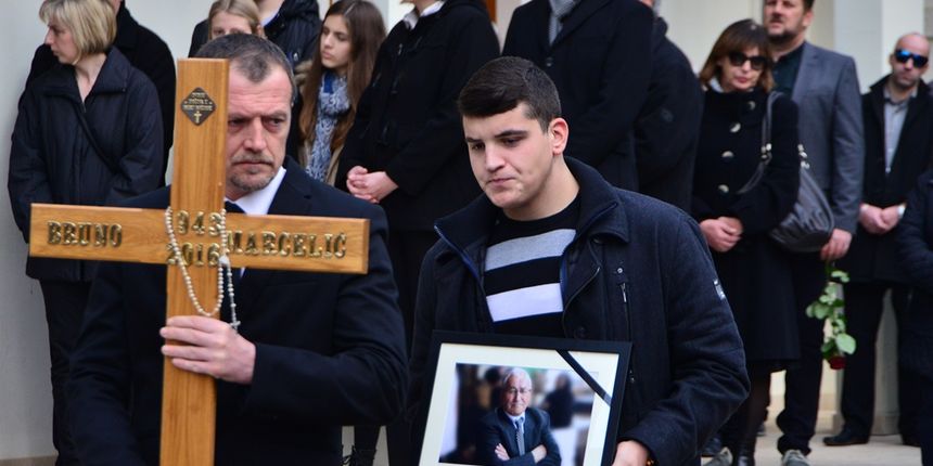 Oproštaj od Brune Marcelića, foto: Iva Perinčić Oproštaj od Brune Marcelića, foto: Iva Perinčić