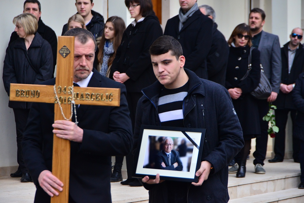 Oproštaj od Brune Marcelića, foto: Iva Perinčić Oproštaj od Brune Marcelića, foto: Iva Perinčić