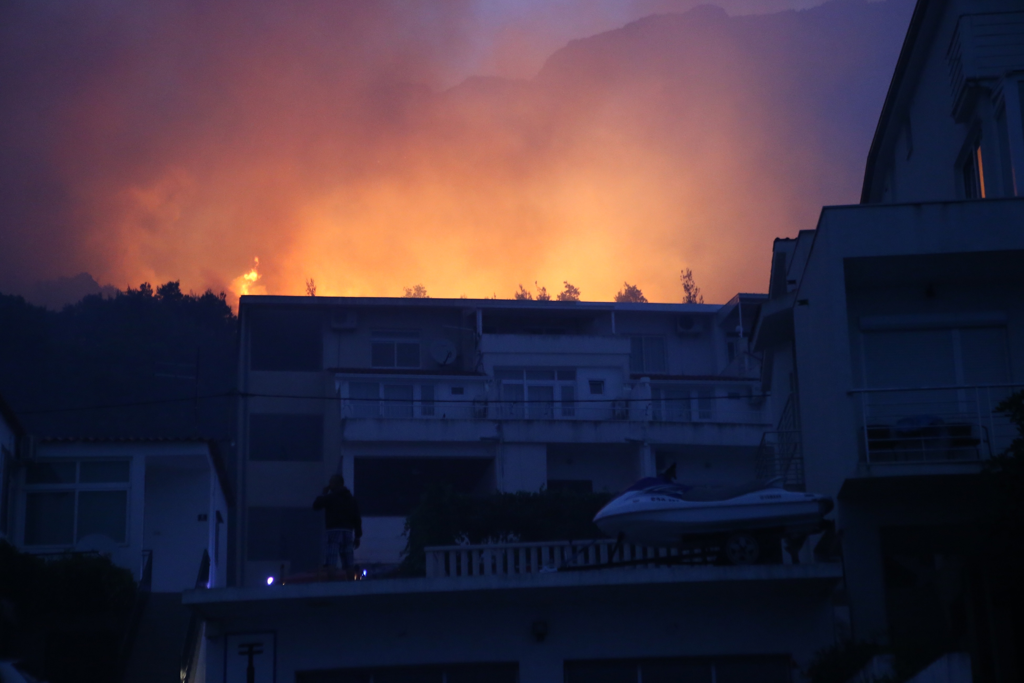 Požar u Tučepima Požar u Tučepima