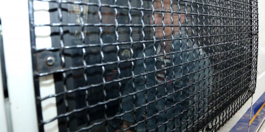 Zagreb – Zdravko Livakovic dovezen u zgradu USKOK-a na ispitivanje Photo: Anto Magzan/PIXSELL