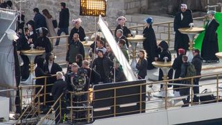 Snimanje Star Wars sage. Snimalo se na brodu Sea Star koji nije mogao isploviti kako je predvidjeno zbog jake bure. Photo: Grgo Jelavic/PIXSELL