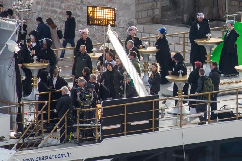 Snimanje Star Wars sage. Snimalo se na brodu Sea Star koji nije mogao isploviti kako je predvidjeno zbog jake bure. Photo: Grgo Jelavic/PIXSELL