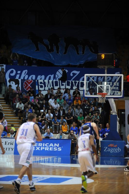 KC Drazen Petrovic, Zagreb – A1 Liga za prvaka, prva utakmica finala doigravanja. KK Cibona – KK Zadar. Photo: Danijel Kasap/PIXSELL KC Drazen Petrovic, Zagreb – A1 Liga za prvaka, prva utakmica finala doigravanja. KK Cibona – KK Zadar. Photo: Danijel Kasap/PIXSELL