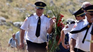 Obilježena 9. obljetnica kornatske tragedije u kojoj je život izgubilo 12 vatrogasaca. Photo: Hrvoje Jelavić/PIXSELL Obilježena 9. obljetnica kornatske tragedije u kojoj je život izgubilo 12 vatrogasaca. Photo: Hrvoje Jelavić/PIXSELL