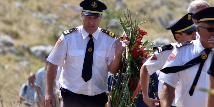 Obilježena 9. obljetnica kornatske tragedije u kojoj je život izgubilo 12 vatrogasaca. Photo: Hrvoje Jelavić/PIXSELL Obilježena 9. obljetnica kornatske tragedije u kojoj je život izgubilo 12 vatrogasaca. Photo: Hrvoje Jelavić/PIXSELL