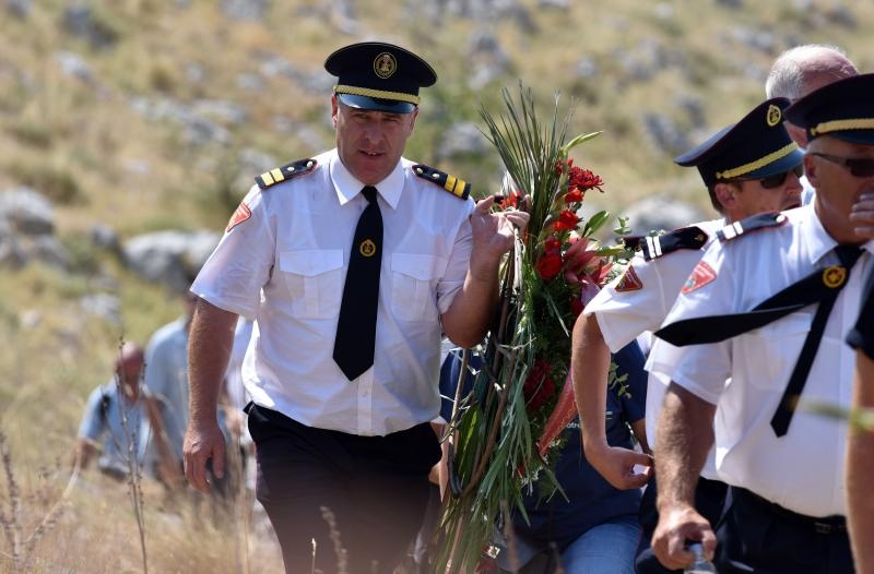 Obilježena 9. obljetnica kornatske tragedije u kojoj je život izgubilo 12 vatrogasaca. Photo: Hrvoje Jelavić/PIXSELL Obilježena 9. obljetnica kornatske tragedije u kojoj je život izgubilo 12 vatrogasaca. Photo: Hrvoje Jelavić/PIXSELL