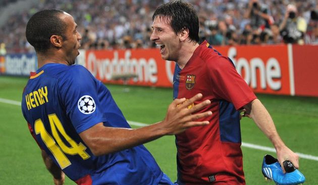 Thierry Henry i Lionel Messi, foto: twitter