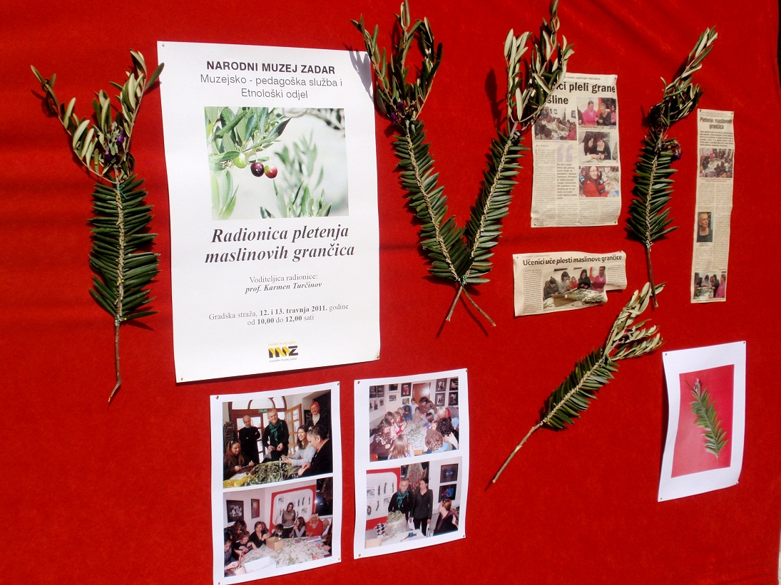 Radionica pletenja maslinovih grančica, foto: Karla Šorić Radionica pletenja maslinovih grančica, foto: Karla Šorić