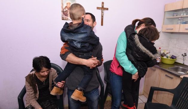 Maslenica: Aktivisti, mještani i prijatelji dali podršku obitelji Božić. Foto: Dino Stanin/PIXSELL