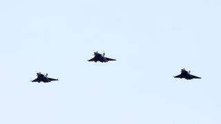 Preleti Rafalea i Krila oluje na obilježavanju 29. obljetnice VRO Oluja @ Knin Preleti Rafalea i Krila oluje na obilježavanju 29. obljetnice VRO Oluja @ Knin