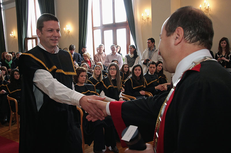 Promocija diplomiranih studenata, 7. ožujka 2009. (foto: Marin Gospić)