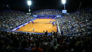 Agassi, Ferrero i Ivanišević odigrali egizibiciju u Umagu. Photo: Slavko Midzor/PIXSELL Agassi, Ferrero i Ivanišević odigrali egizibiciju u Umagu. Photo: Slavko Midzor/PIXSELL