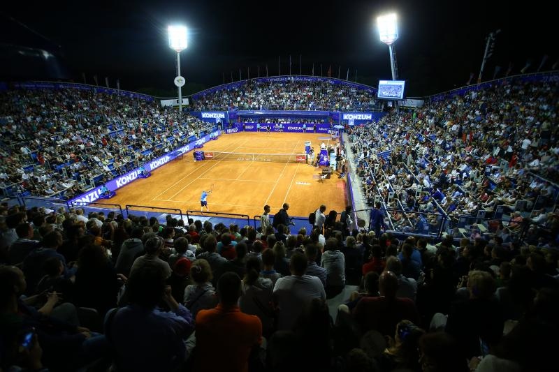 Agassi, Ferrero i Ivanišević odigrali egizibiciju u Umagu. Photo: Slavko Midzor/PIXSELL Agassi, Ferrero i Ivanišević odigrali egizibiciju u Umagu. Photo: Slavko Midzor/PIXSELL