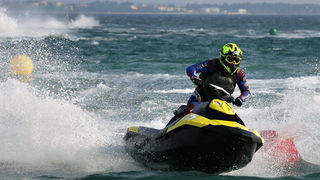 Vir: Slobodan trening na plaži Jadro pred utrke Alpe Adria Jest Ski Toura. Foto: Kažimir Škrbić/Virski list