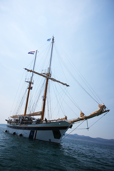 Uplovljavanje školskog broda “Kraljica mora” (Foto:Saša Čuka)