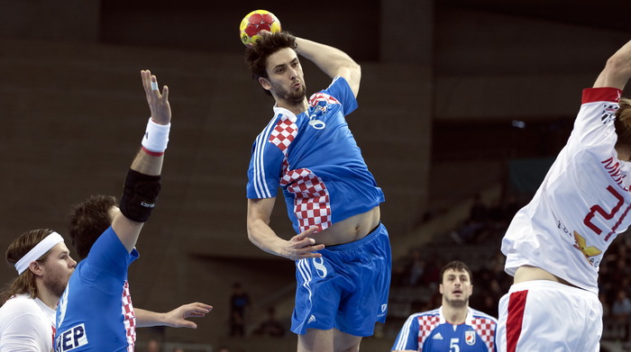 Barcelona 250113.
Gradska dvorana Palau Sant Jordi.
Svjetsko prvenstvo u rukometu za muskarce Spanjolska 2013.
Utakmica polufinala izmedju Hrvatske i Danske.
Na fotografiji: Marko Kopljar.
Foto: Ante Cizmic / CROPIX Barcelona 250113.
Gradska dvorana Palau Sant Jordi.
Svjetsko prvenstvo u rukometu za muskarce Spanjolska 2013.
Utakmica polufinala izmedju Hrvatske i Danske.
Na fotografiji: Marko Kopljar.
Foto: Ante Cizmic / CROPIX