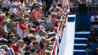 Davis Cup: Vruća navijačka atmosfera u meču Ćilića i Querreya