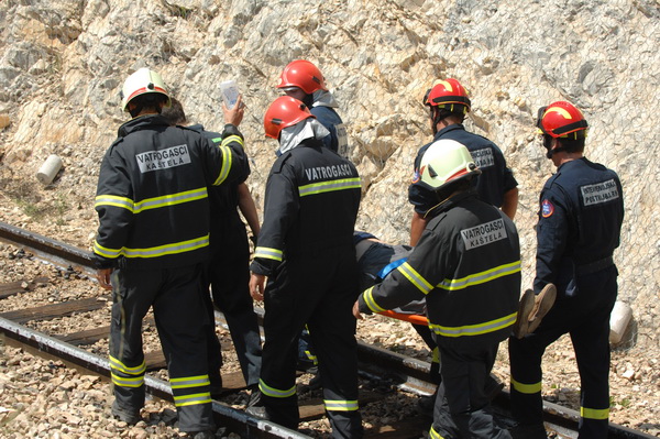 Nesreca nagibnog vlaka, Foto: Mario Todoric / CROPIX