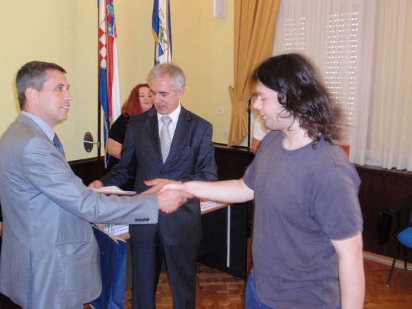 Dodjela priznanja ucenicima srednjih skola, Foto: Karla Soric Dodjela priznanja ucenicima srednjih skola, Foto: Karla Soric