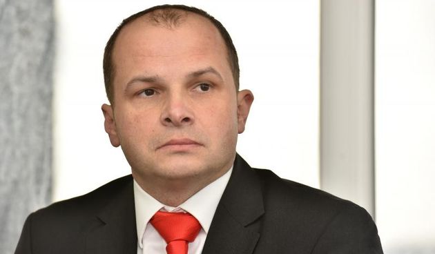 05.02.2015., Zadar – Ministar pomorstva, prometa i infrastrukture Sinisa Hajdas Doncic odrzao je konferenciju za medije u novoj zgradi u luci Gazenica. Photo: Dino Stanin/PIXSELL