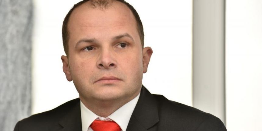 05.02.2015., Zadar – Ministar pomorstva, prometa i infrastrukture Sinisa Hajdas Doncic odrzao je konferenciju za medije u novoj zgradi u luci Gazenica. Photo: Dino Stanin/PIXSELL