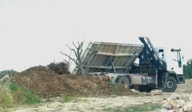 Drage: Istovar otpada