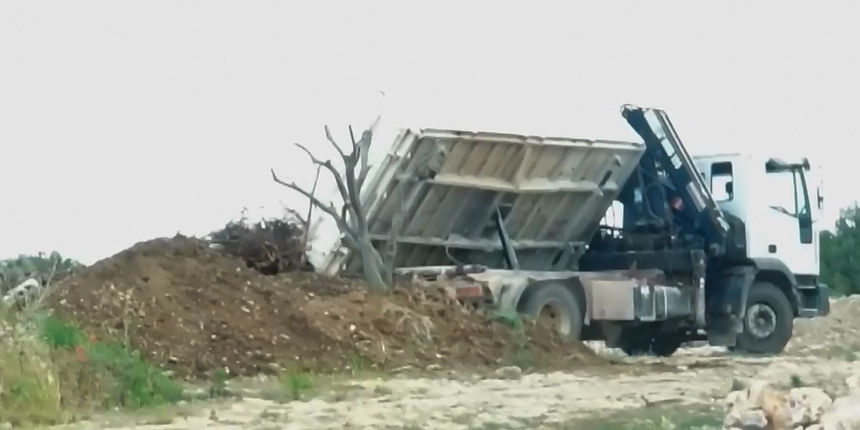 Drage: Istovar otpada