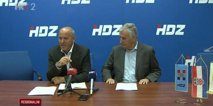 Odbor HDZ-a Dubrovačko-neretvanske županije, foto: HRT Odbor HDZ-a Dubrovačko-neretvanske županije, foto: HRT
