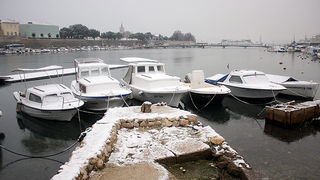 Snijeg u Zadru, 17. prosinca 2009, Foto: Saša Čuka