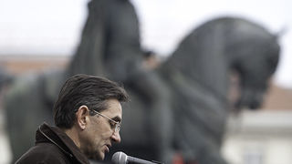 Zadarski branitelji na prosvjedu u Zagrebu 26. veljace 2011, Foto: Leo Banic Zadarski branitelji na prosvjedu u Zagrebu 26. veljace 2011, Foto: Leo Banic