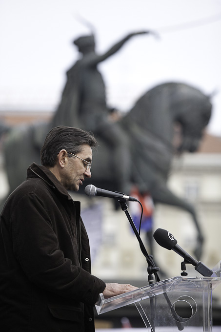 Zadarski branitelji na prosvjedu u Zagrebu 26. veljace 2011, Foto: Leo Banic Zadarski branitelji na prosvjedu u Zagrebu 26. veljace 2011, Foto: Leo Banic
