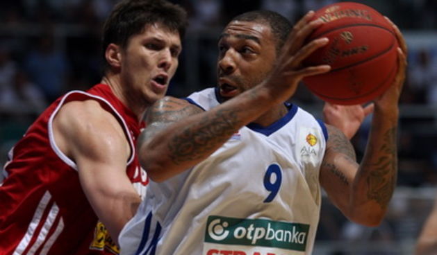 Zagreb, 180513.Dvorana Kresimira Cosica. Kosarkaska utakmica polufinala doigravanja za prvaka Hrvatske (1 utakmica) izmedju KK Zadar i KK Cedevita. Na fotografiji: igrac Zadra Romeo Travis.Foto: Jure Miskovic / CROPIX