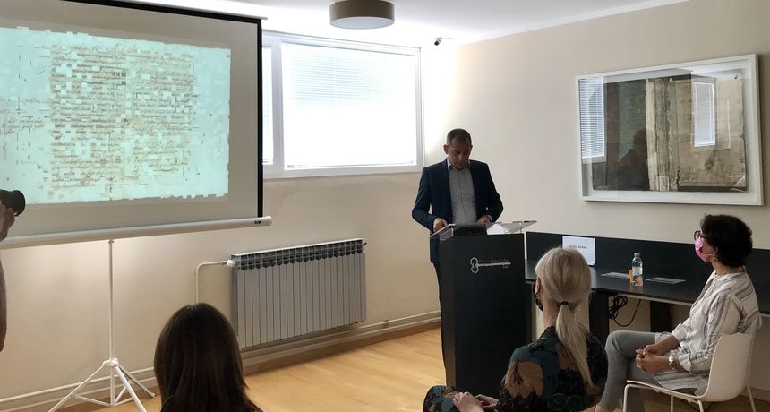 Predstavljen digitalizirani fond Obitelji Draganić Vrančić Predstavljen digitalizirani fond Obitelji Draganić Vrančić