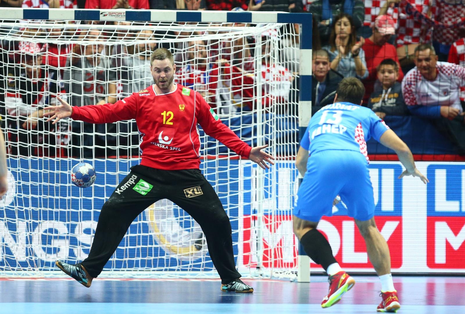 Spaladium Arena, Split – Europsko rukometno prvenstvo, skupina A, 3. kolo, Hrvatska – Švedska 31-35