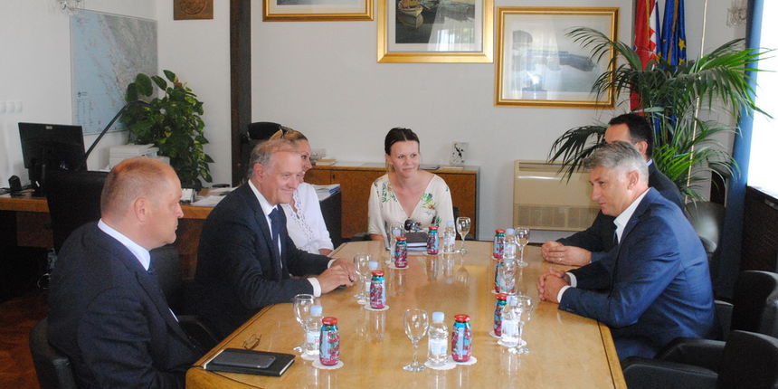 Župan Božidar Longin ugostio ministra pravosuđa Dražena Bošnjakovića