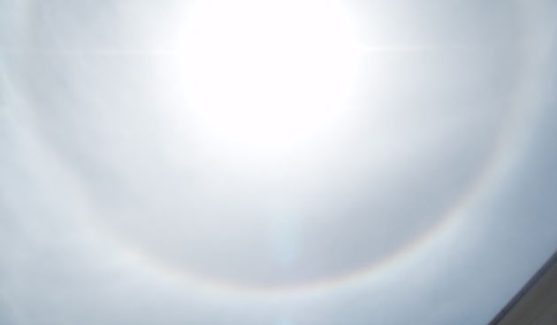 Sunčev halo (Foto: ezadar.hr)