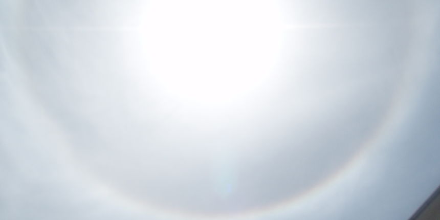 Sunčev halo (Foto: ezadar.hr) Sunčev halo (Foto: ezadar.hr)